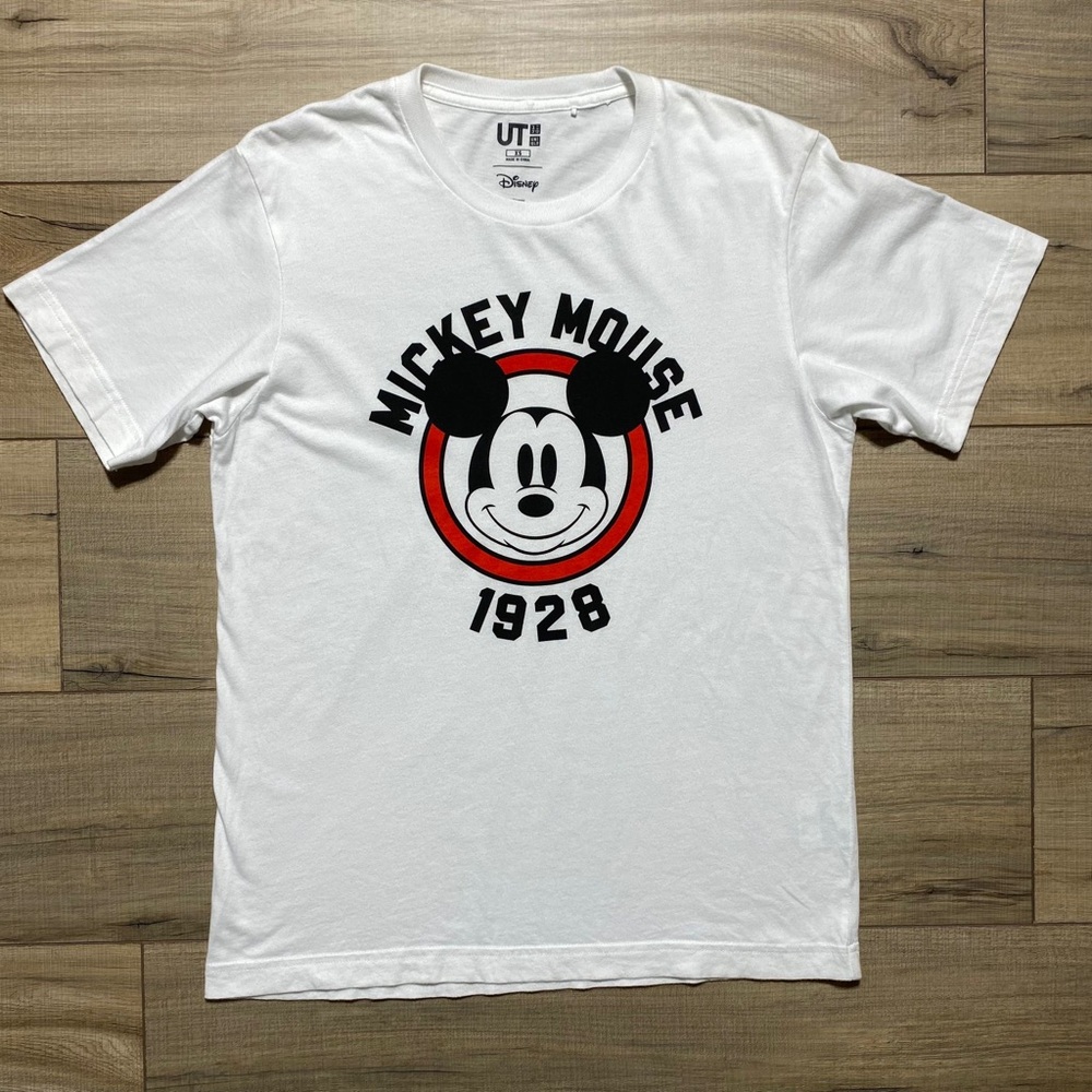 Uniqlo UT Disney Unisex Mickey Mouse 1928 Graphic Short Sleeve Tee XS White